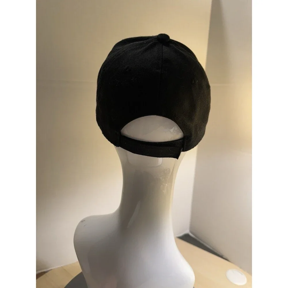 Spirit Brand NASA Hat Black Baseball Cap Cotton Strap-Back Hat Adjustable M